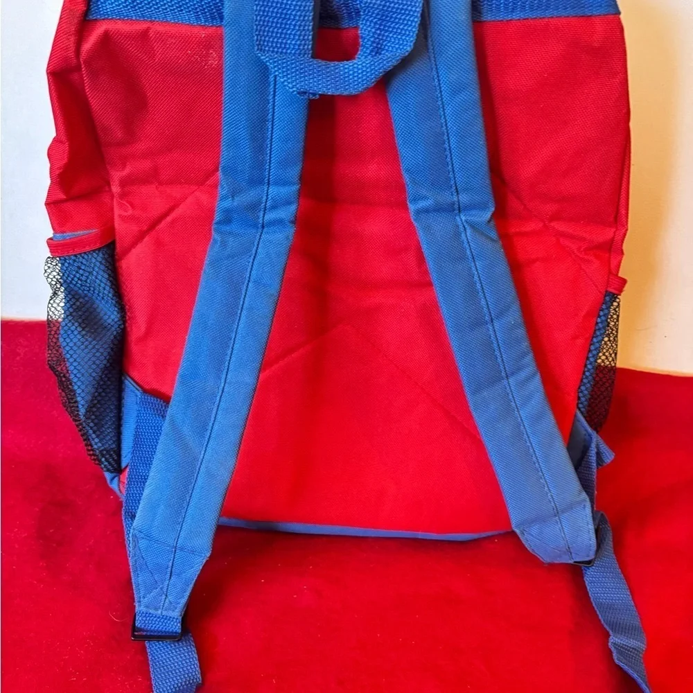 Super mario bros 17” Backpack Color:blue
